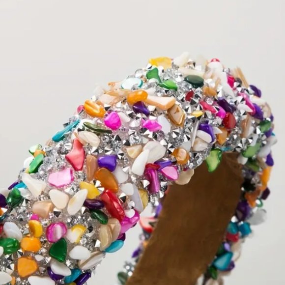 Baroque Crystal Headband Sponge - Picture 3 of 3